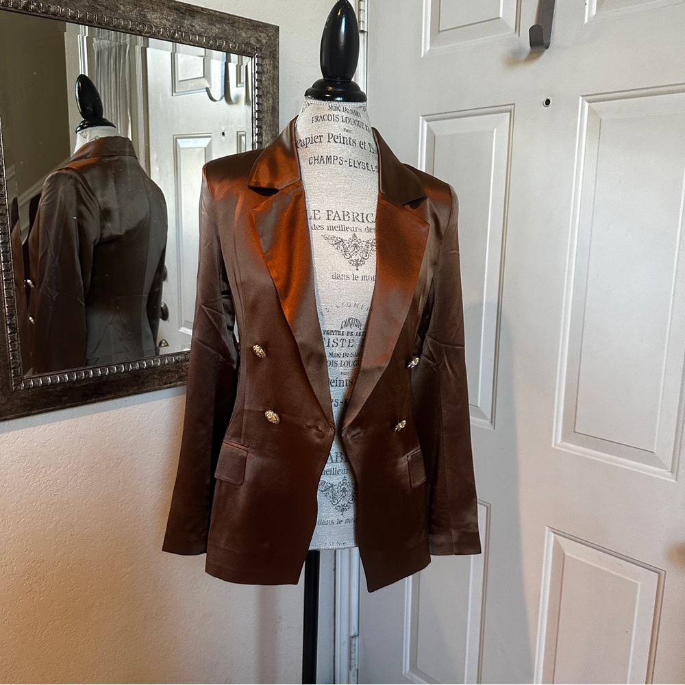 Retrofete Cognac Saige Blazar
